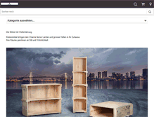 Tablet Screenshot of kistenmoebel.ch